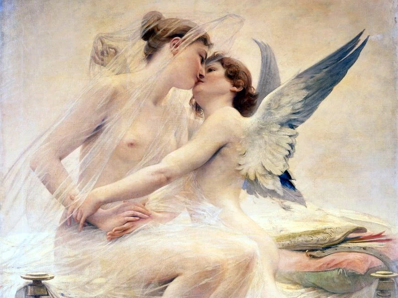 1852-Lionel Noel Royer - Cupido e Psiche